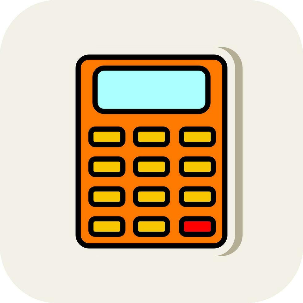 diseño de icono de vector de calculadora