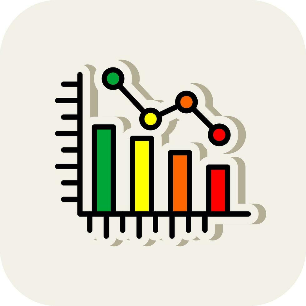 Graph Vector Icon Design