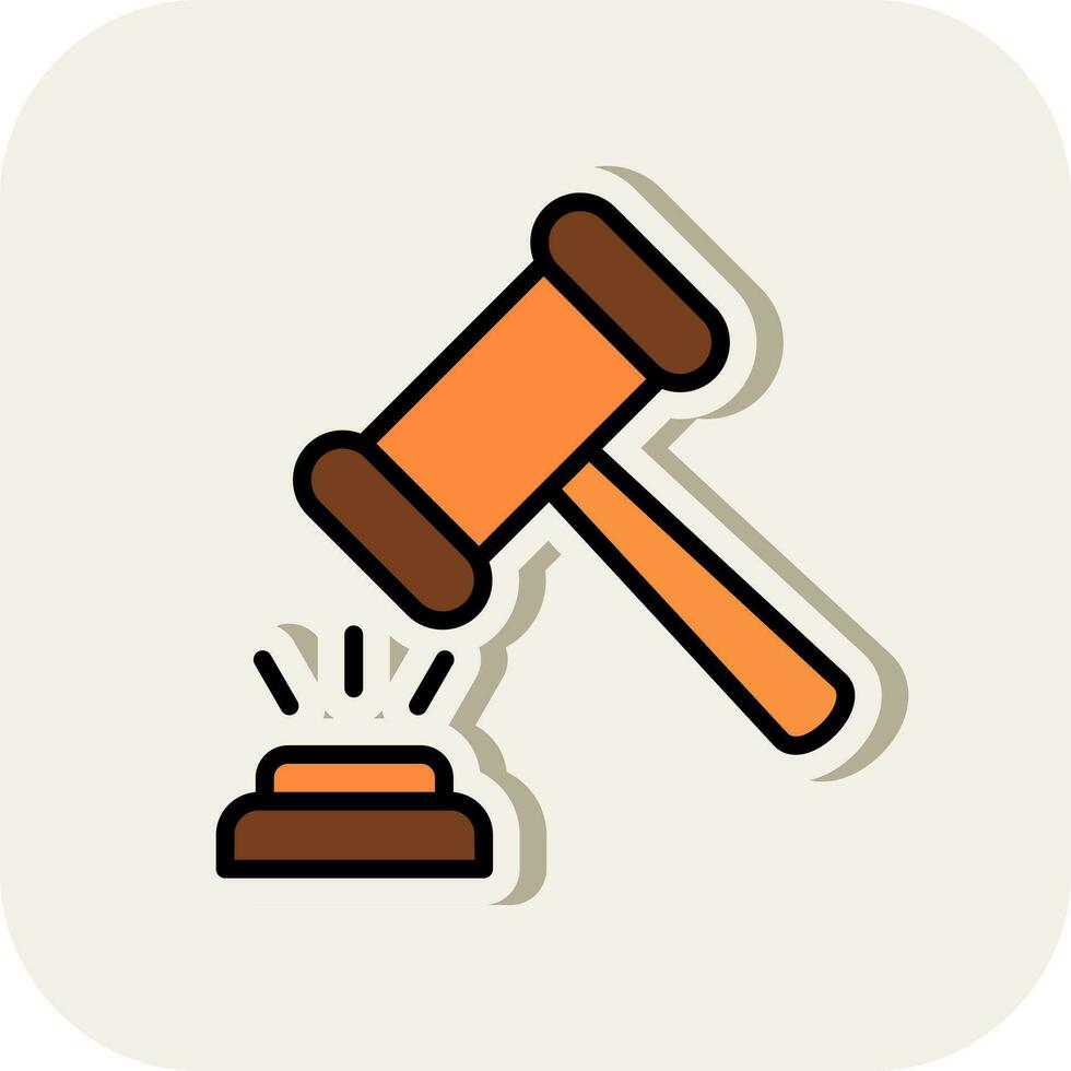 Auction Vector Icon Design