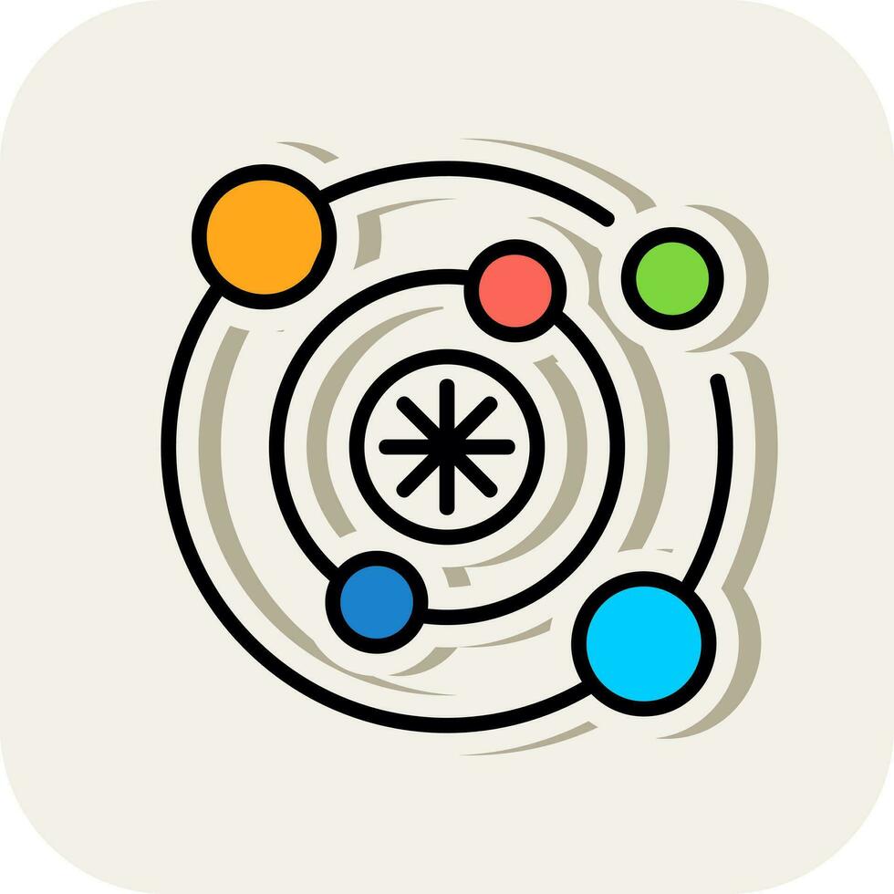 Black hole Vector Icon Design