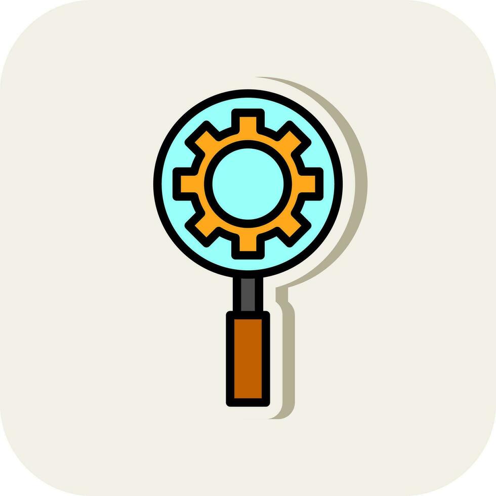 Magnifying glass Vector Icon Design