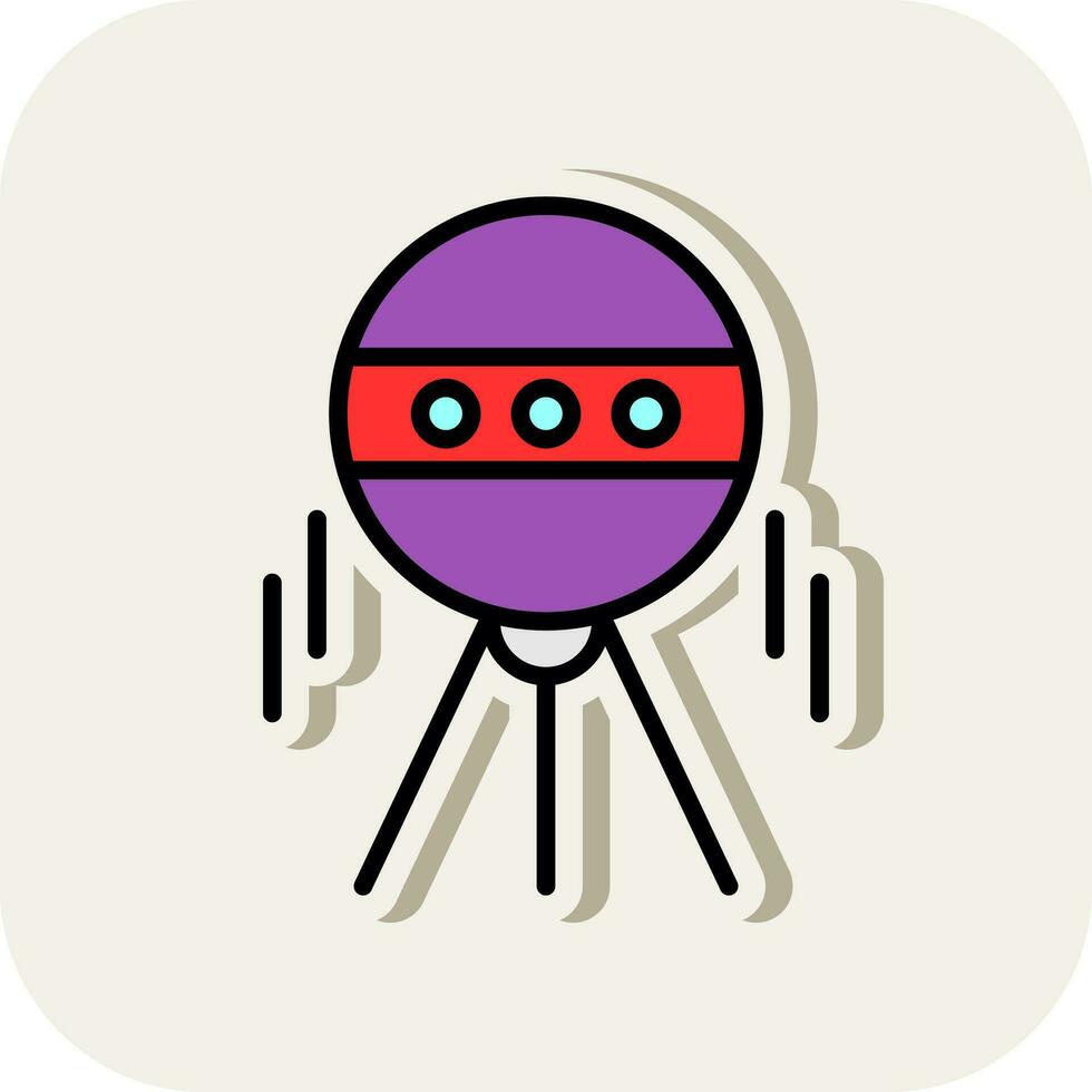 Sputnik Vector Icon Design