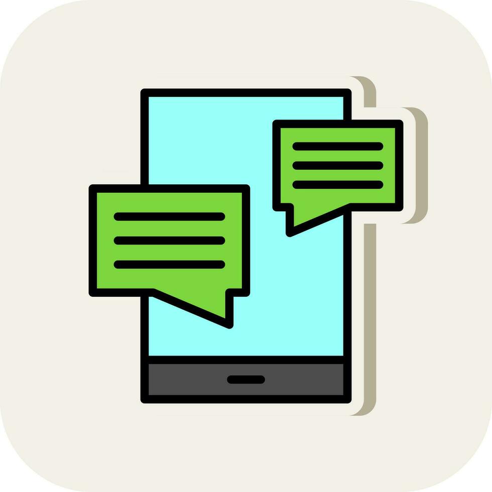 Conversation Vector Icon Design