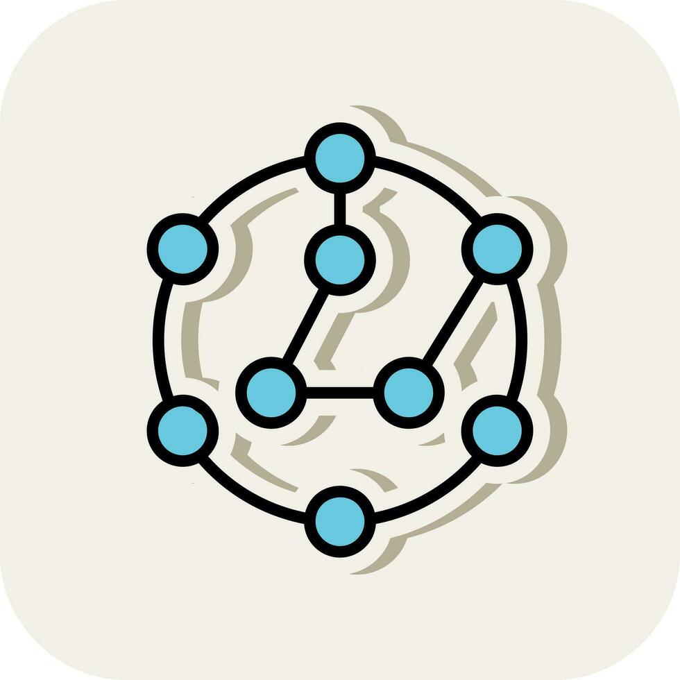 Nanotechnology Vector Icon Design