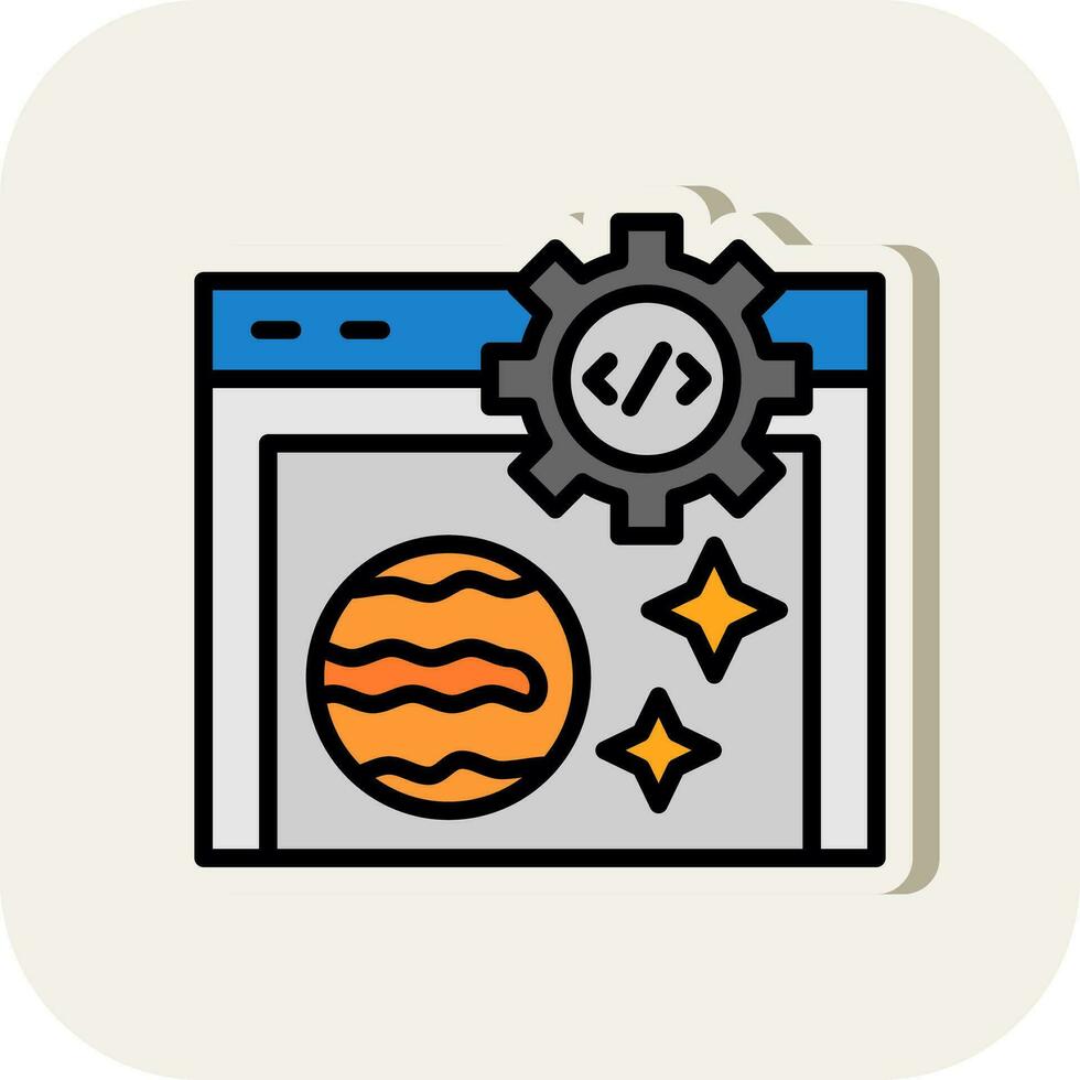 Coding Vector Icon Design
