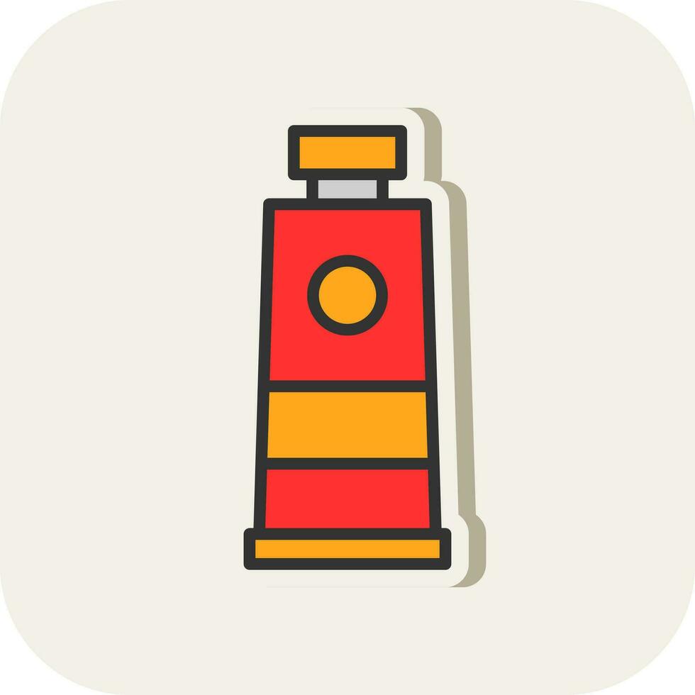 Paint tube Vector Icon Design