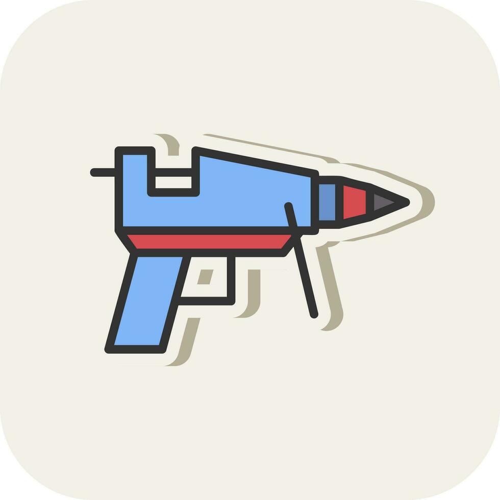 pegamento pistola vector icono diseño