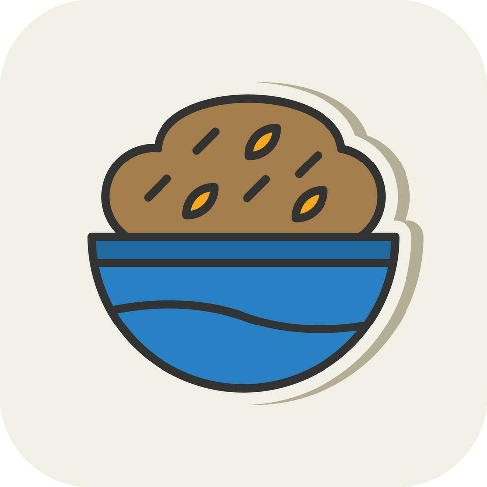 Red curry Vector Icon Design