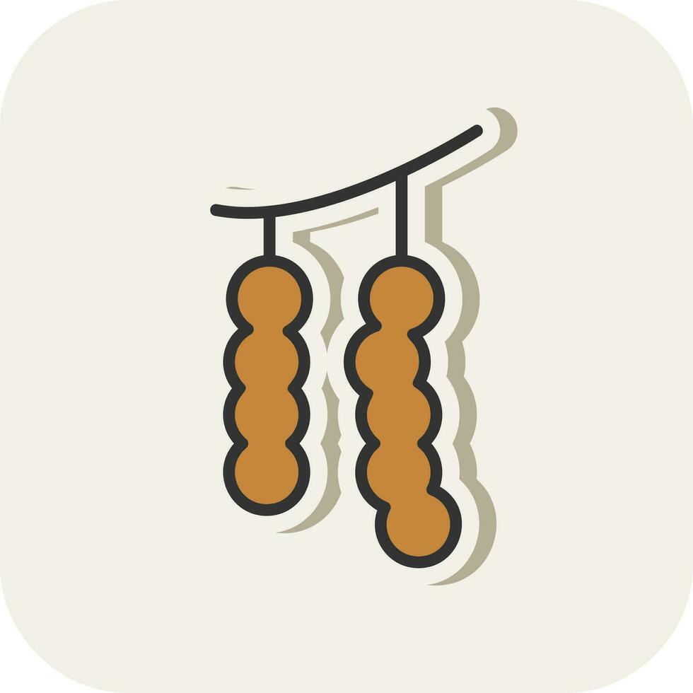 Tamarind Vector Icon Design