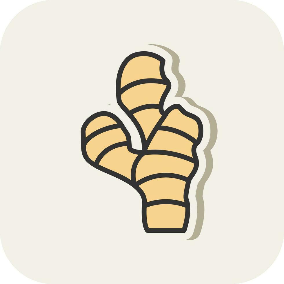 Ginger Vector Icon Design