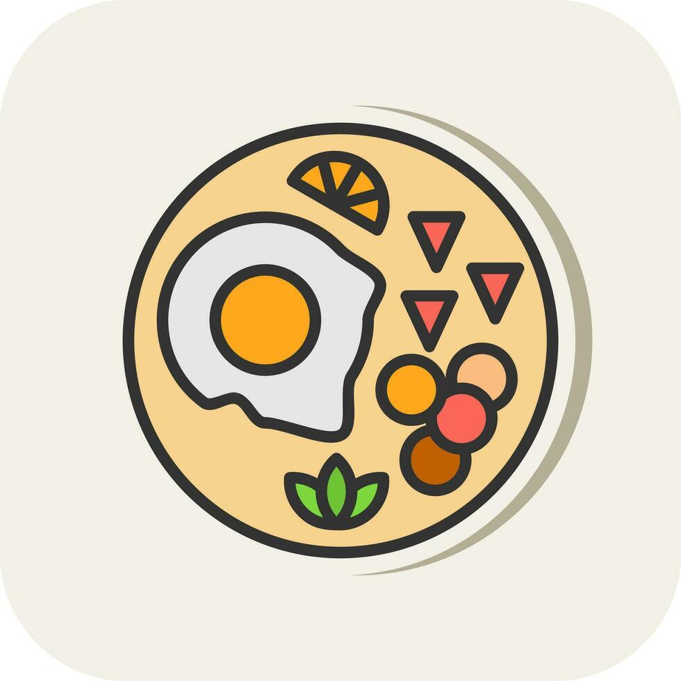 Pad krapow Vector Icon Design