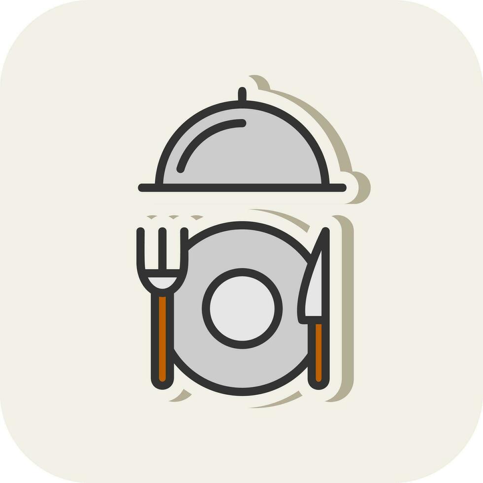 comida y restaurante vector icono diseño
