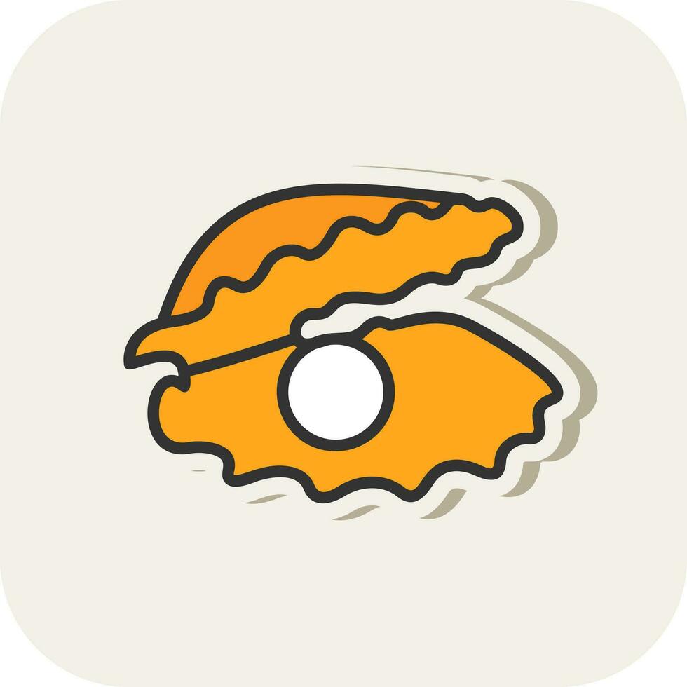 Oyster Vector Icon Design