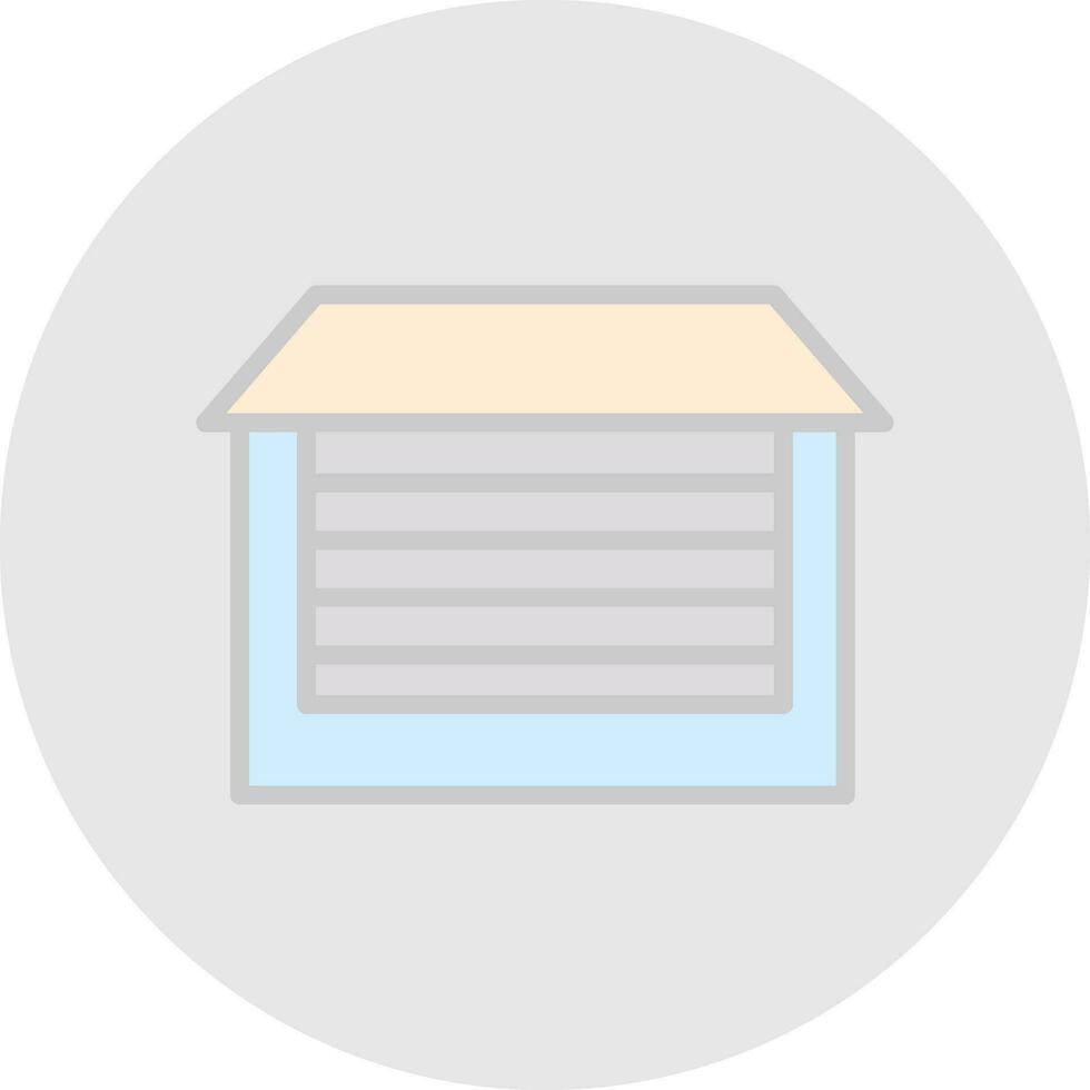 Garage Vector Icon Design