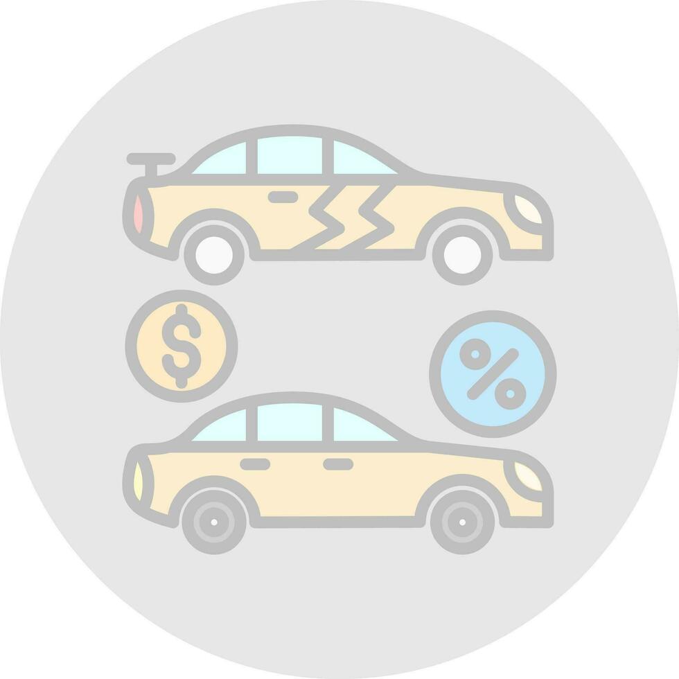 Price comparison Vector Icon Design