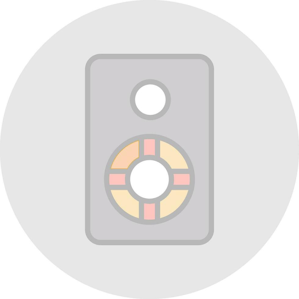 Audio system Vector Icon Design