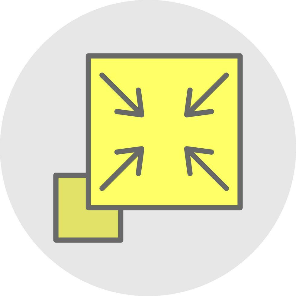 Resizing Vector Icon Design