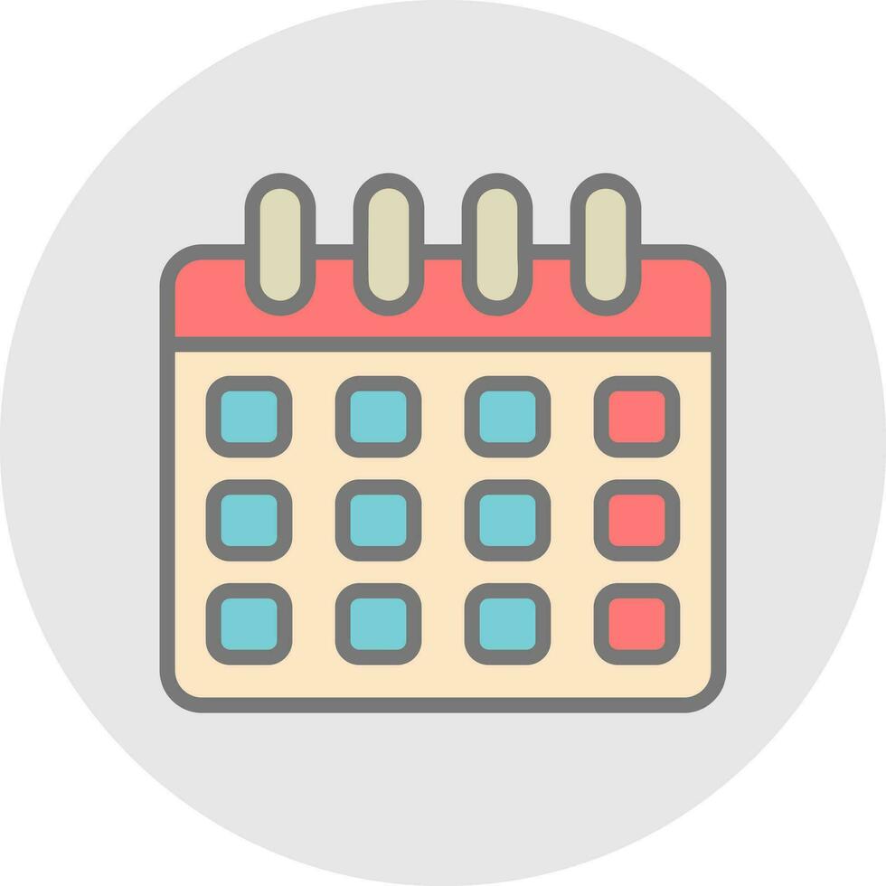 diseño de icono de vector de calendario