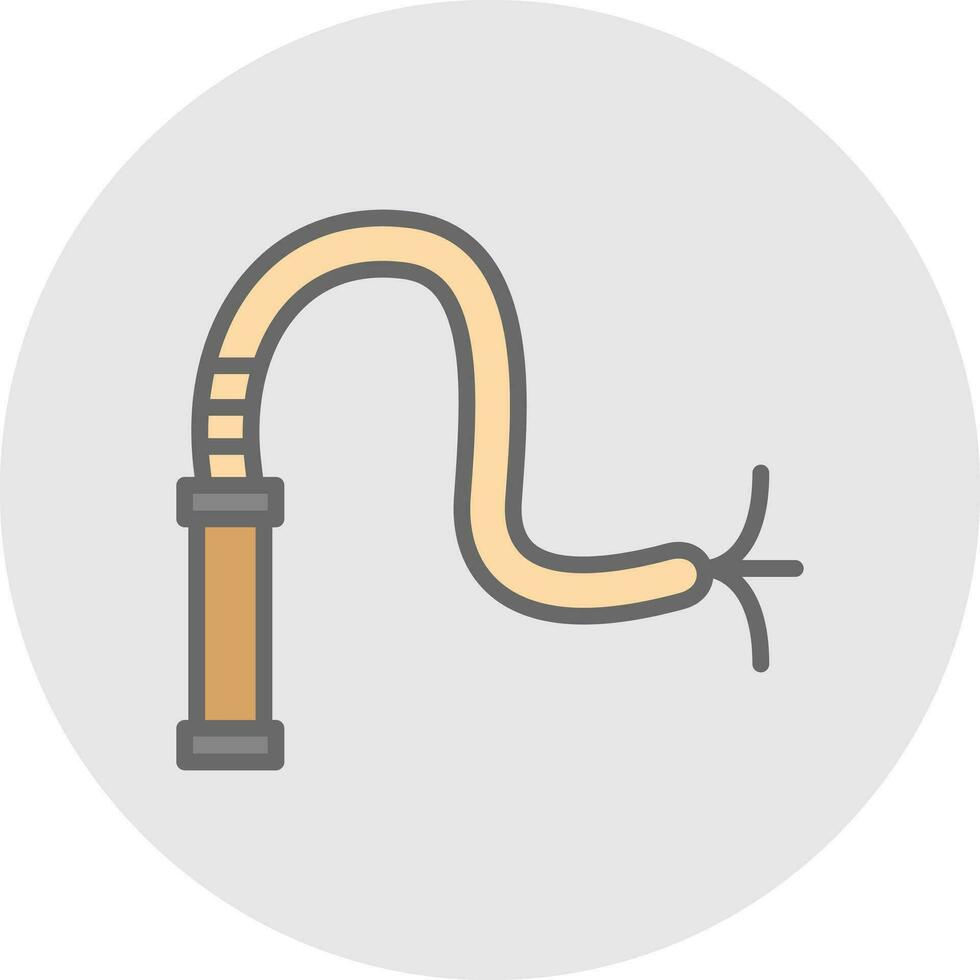 Whip Vector Icon Design
