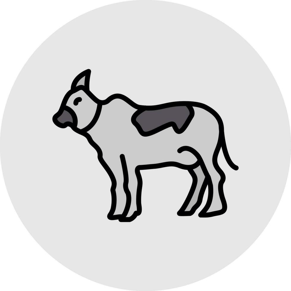 Cow Vector Icon Design