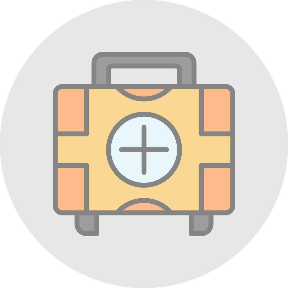 First aid kit Vector Icon Design