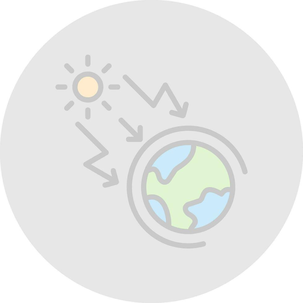 Greenhouse effect Vector Icon Design