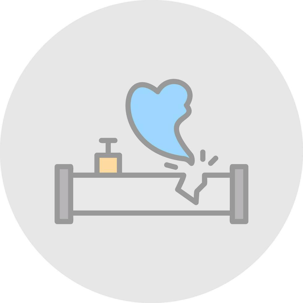 Gas leak Vector Icon Design