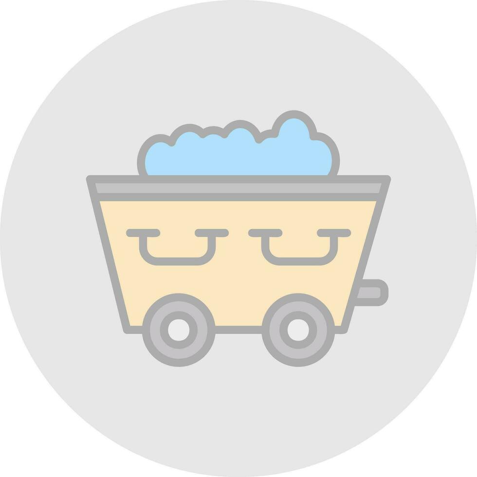 Trolley Vector Icon Design