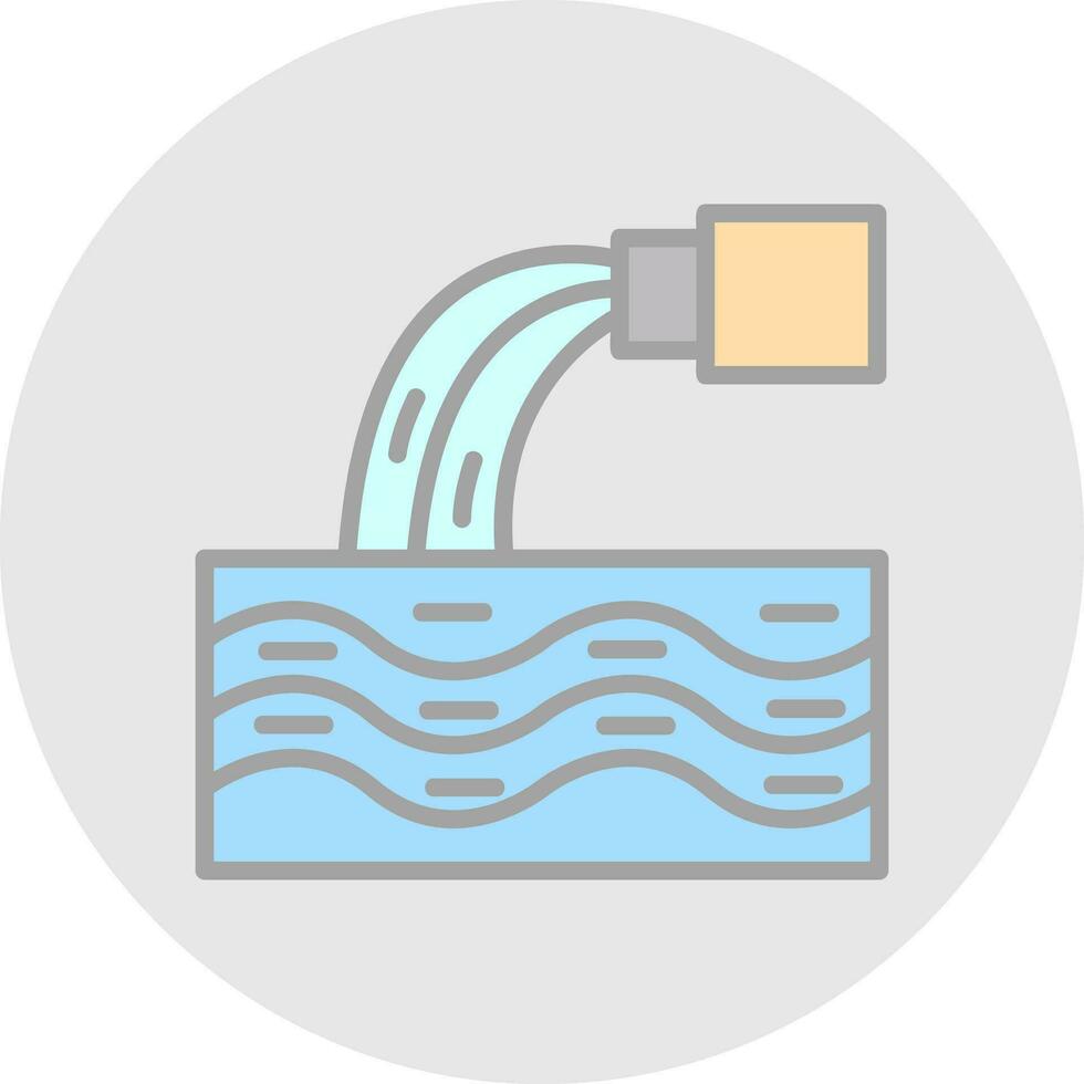 Waste water Vector Icon Design