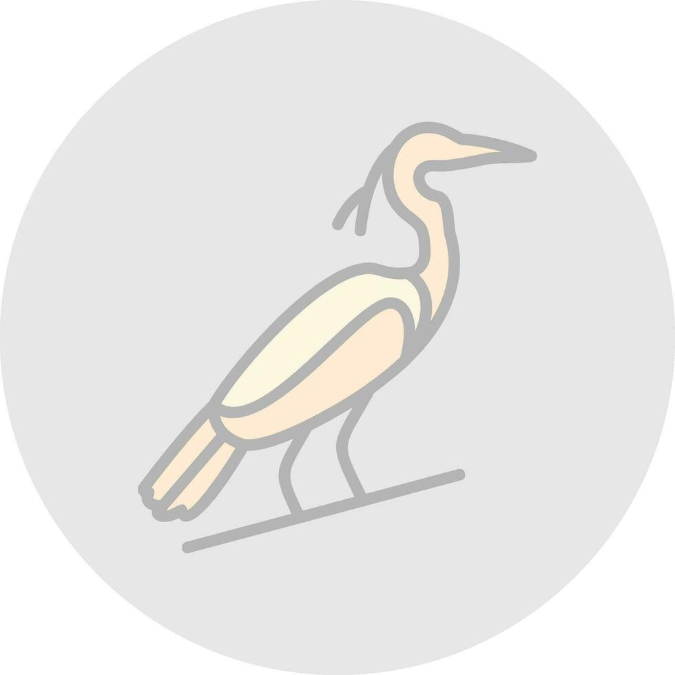 Heron Vector Icon Design