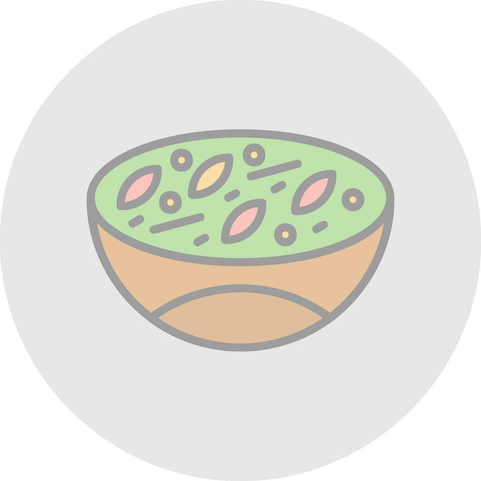 Green curry Vector Icon Design