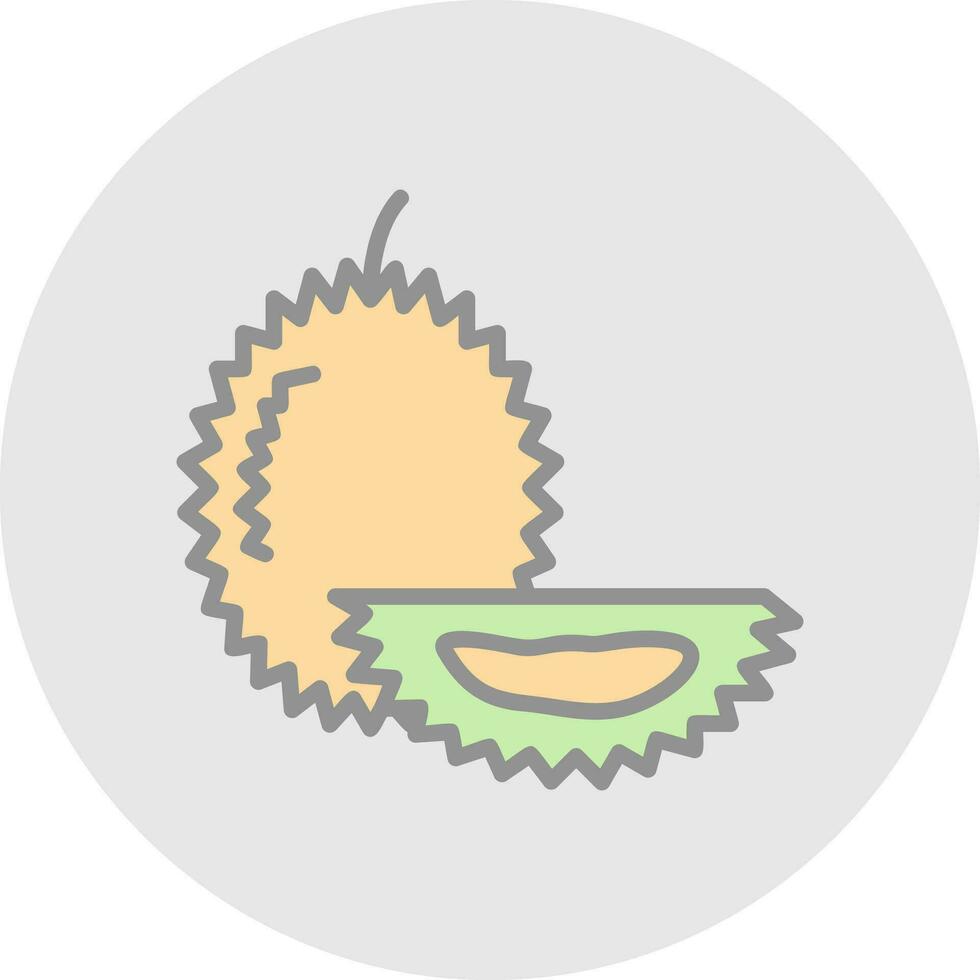 Durian vector icono diseño