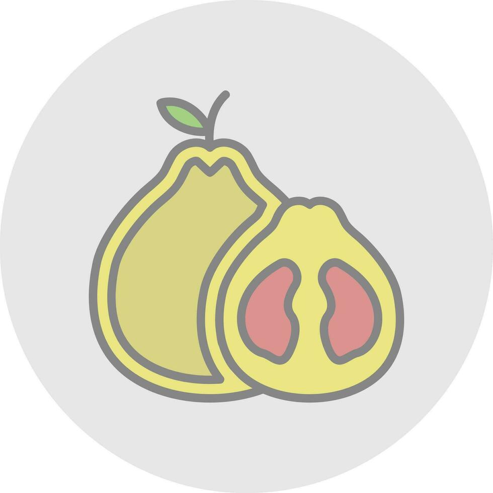 Pomelo Vector Icon Design