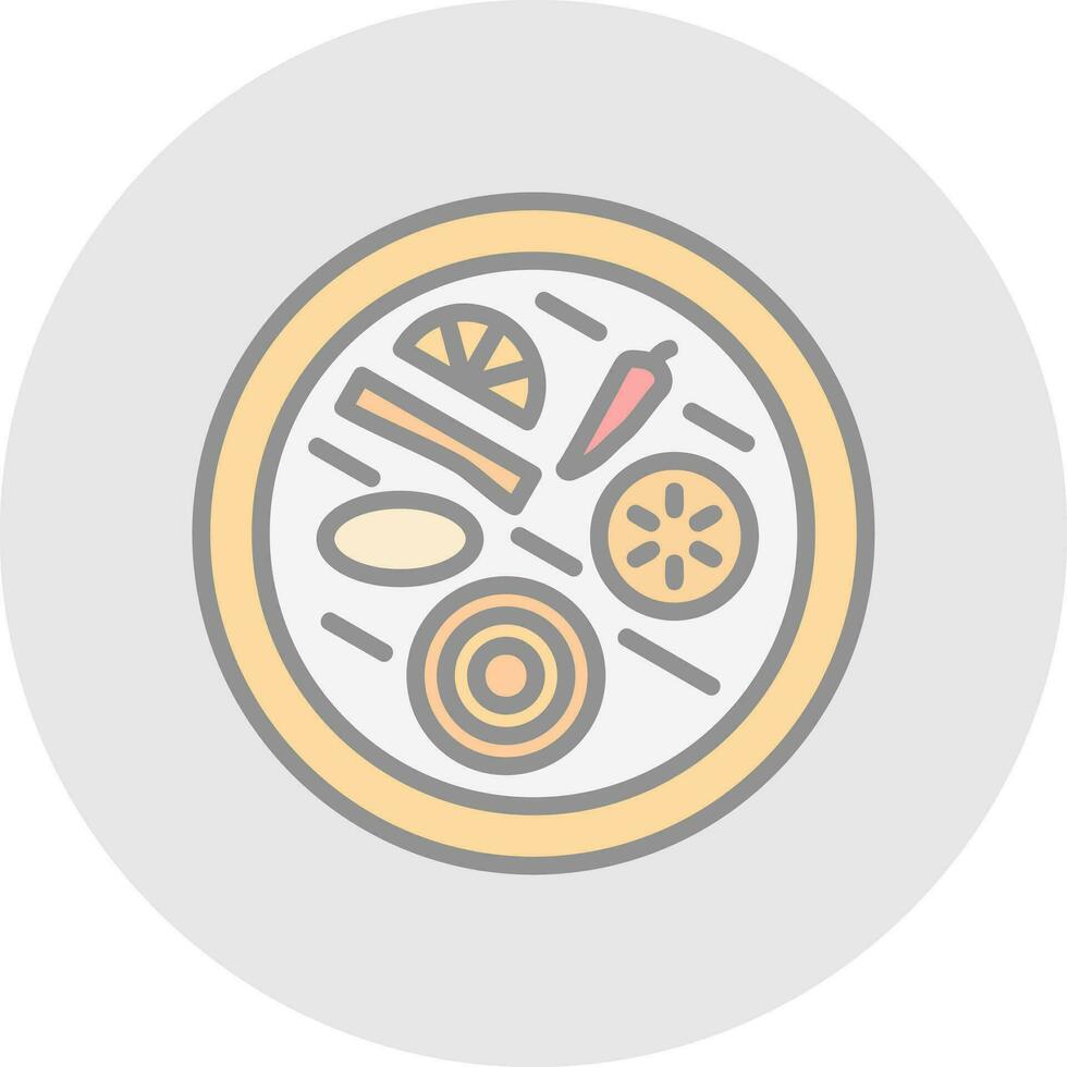 Som tam Vector Icon Design