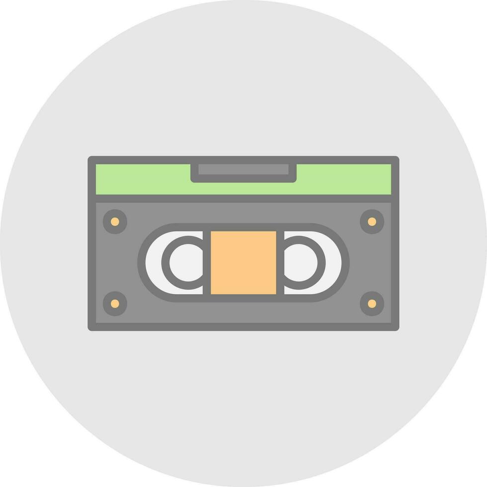 vhs vector icono diseño