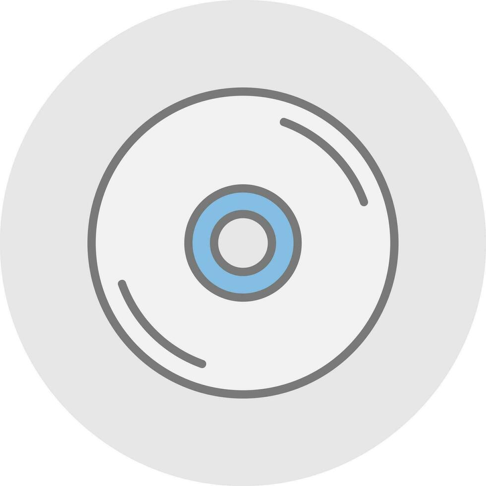 diseño de icono de vector de cd