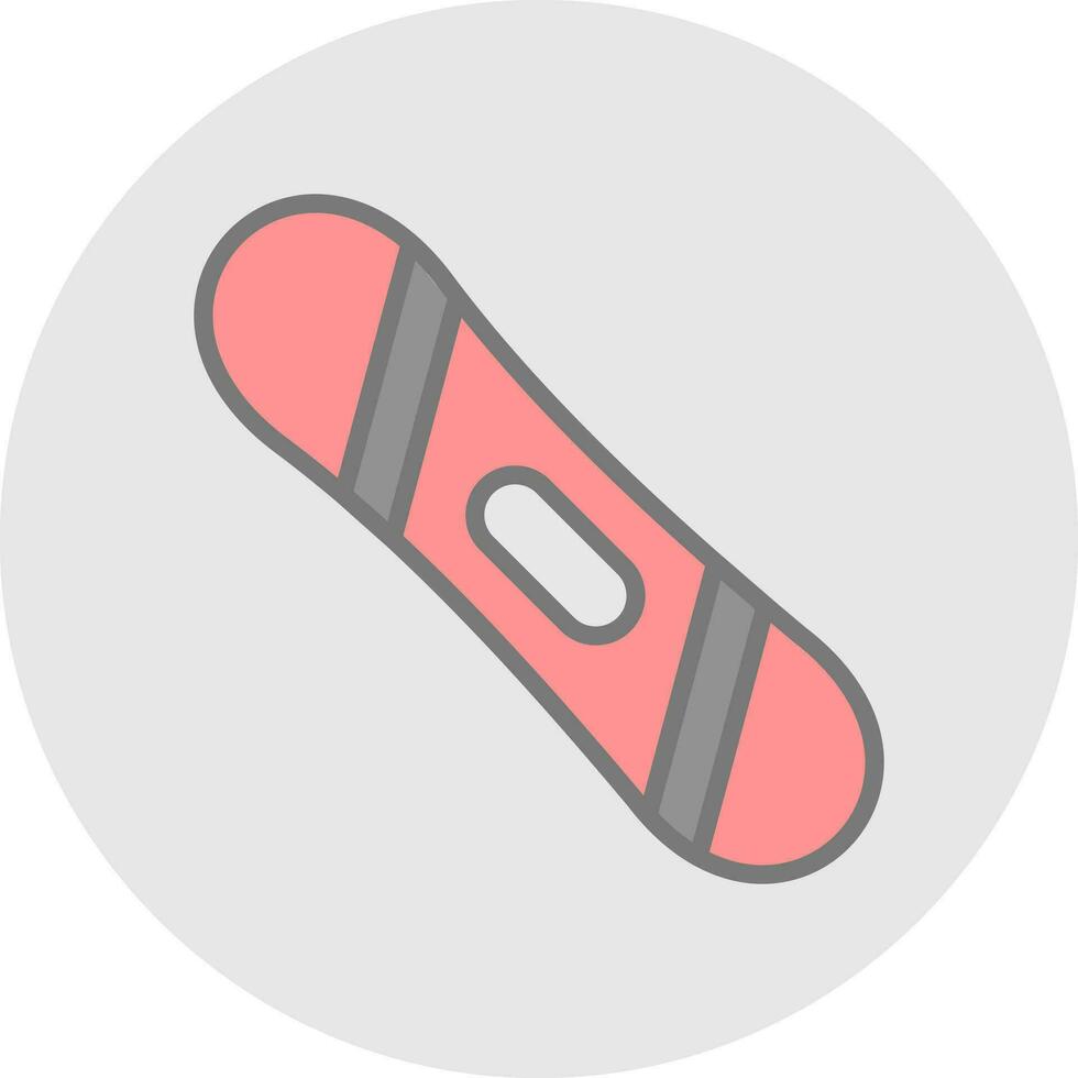 Snowboard Vector Icon Design