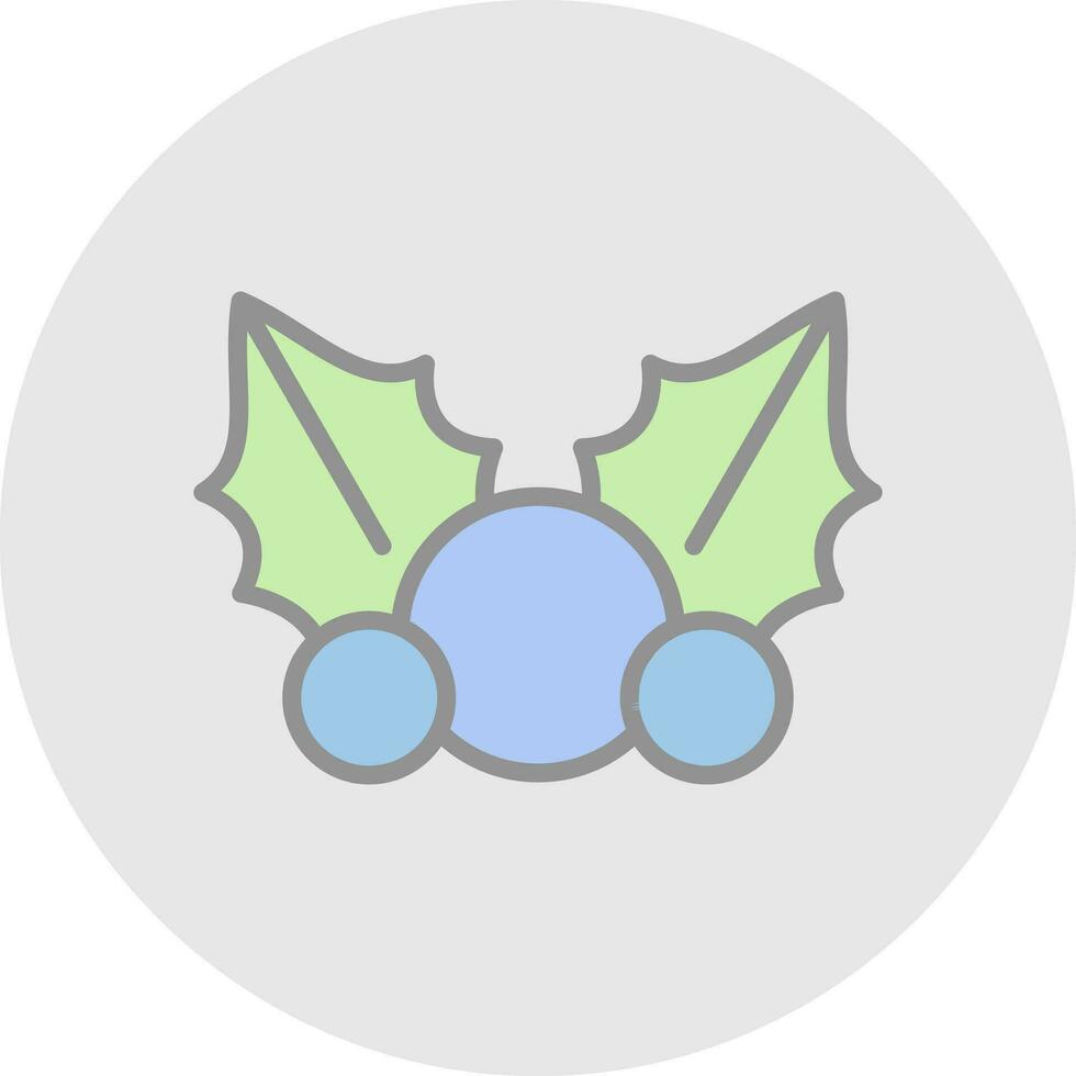 Mistletoe Vector Icon Design