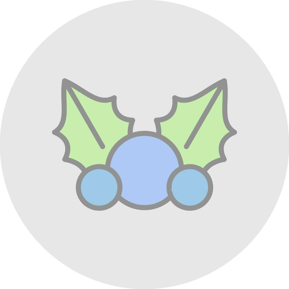 Mistletoe Vector Icon Design