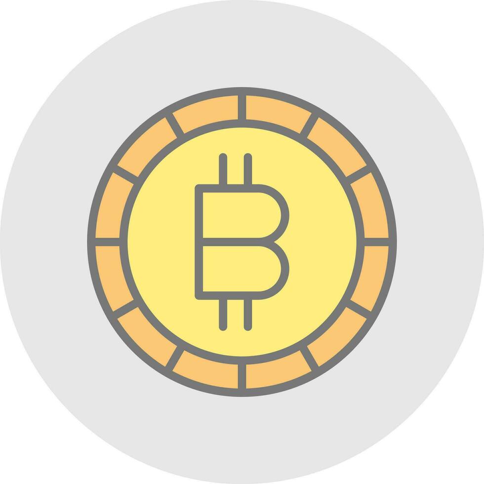Bitcoin Vector Icon Design
