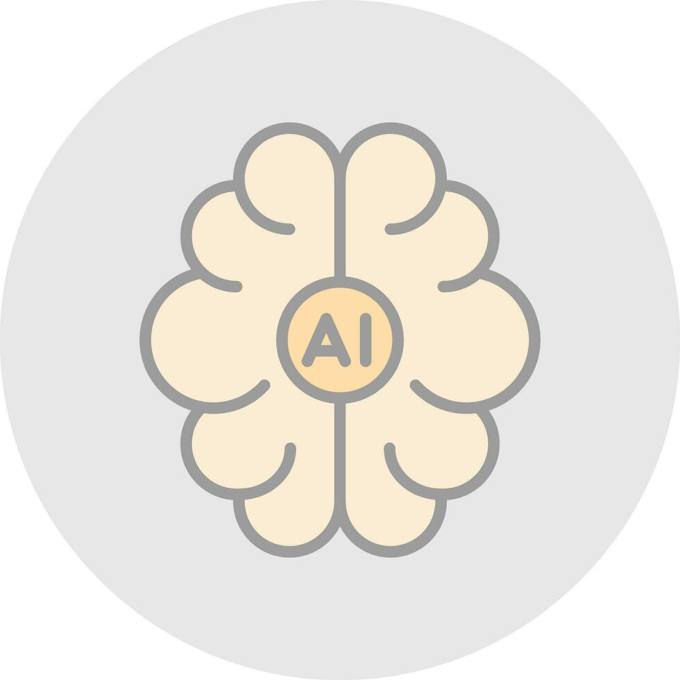 Brain Vector Icon Design