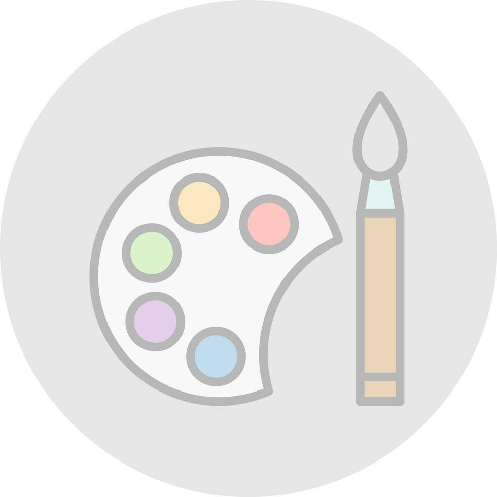 Color palette Vector Icon Design