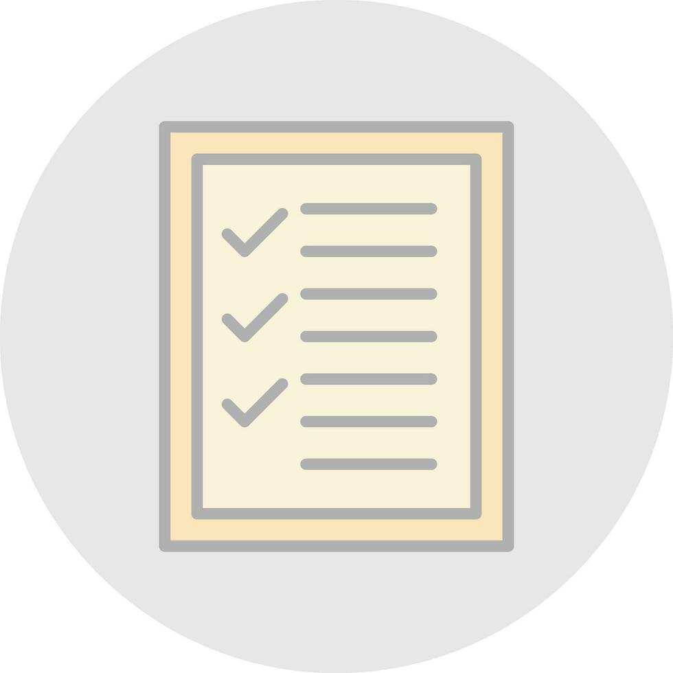 Checklist Vector Icon Design