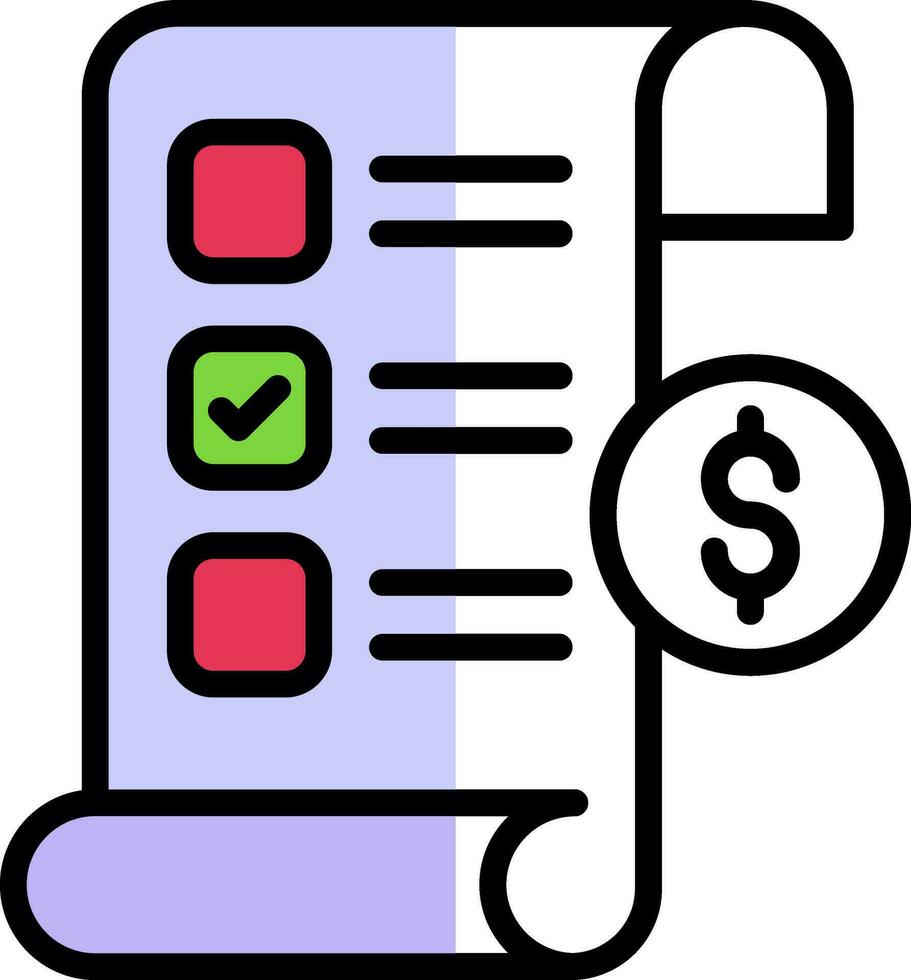 Invoice Vector Icon Design