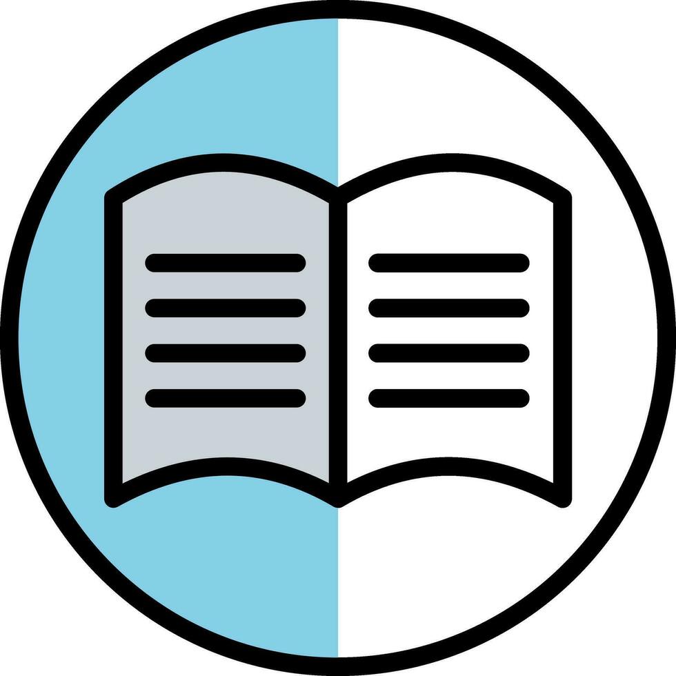 Manual book Vector Icon Design