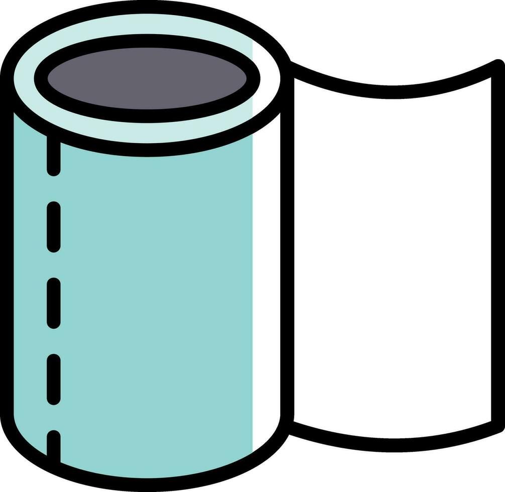 Paper roll Vector Icon Design