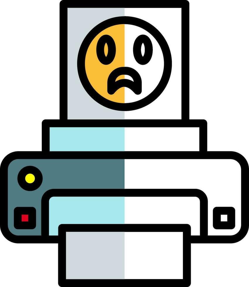 Photo print Vector Icon Design