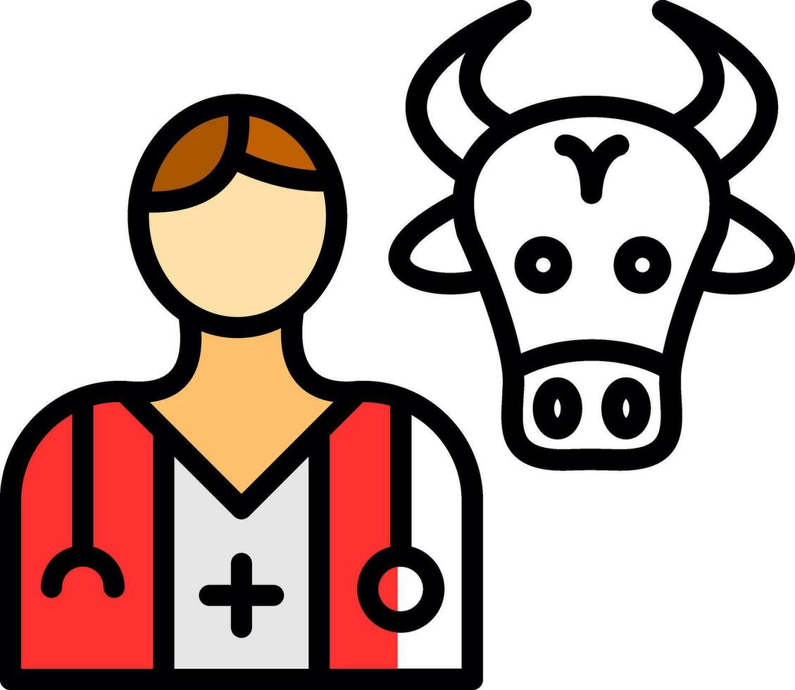 Veterinarian Vector Icon Design
