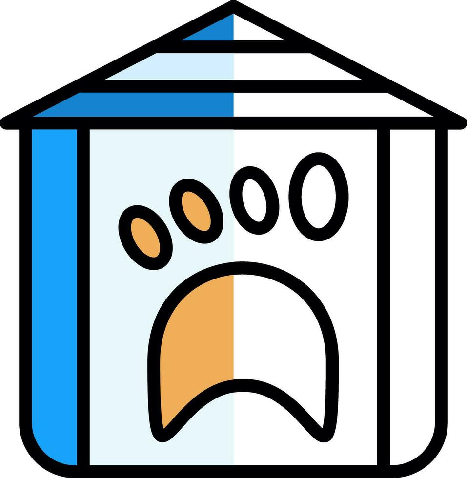 Animal shelter Vector Icon Design