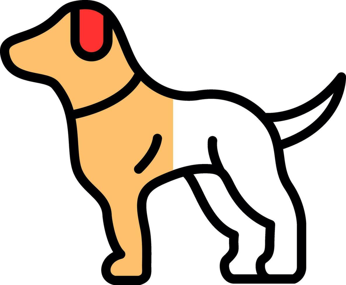 Dog Vector Icon Design
